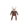 將圖像加載到圖庫查看器中，MAIN SAUVAGE - Polar bear knit toy | nut overalls