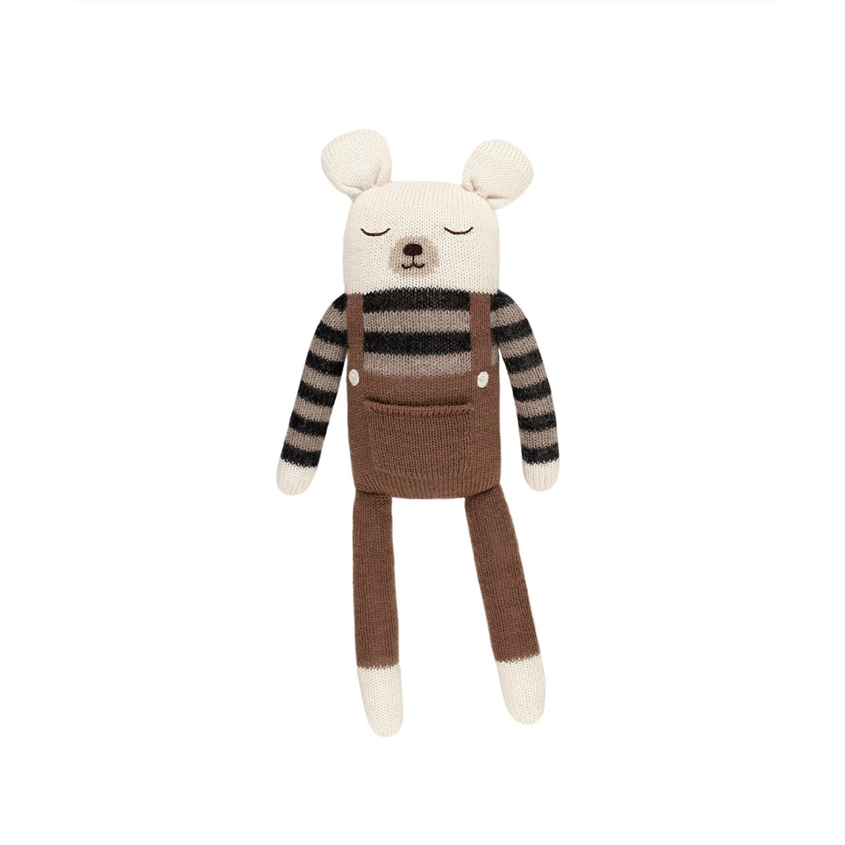 ぬいぐるみ main sauvage / Large polar bear MAIN SAUVAGE - Large polar bear | nut overall – Little Kinder