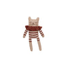 MAIN SAUVAGE - Kitten knit toy | sienna striped romper