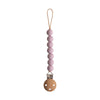 Load image into Gallery viewer, MUSHIE - Halo Pacifier Clips - Mauve