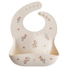 Load image into Gallery viewer, MUSHIE - Silicone Baby Bib - Pink Flowers