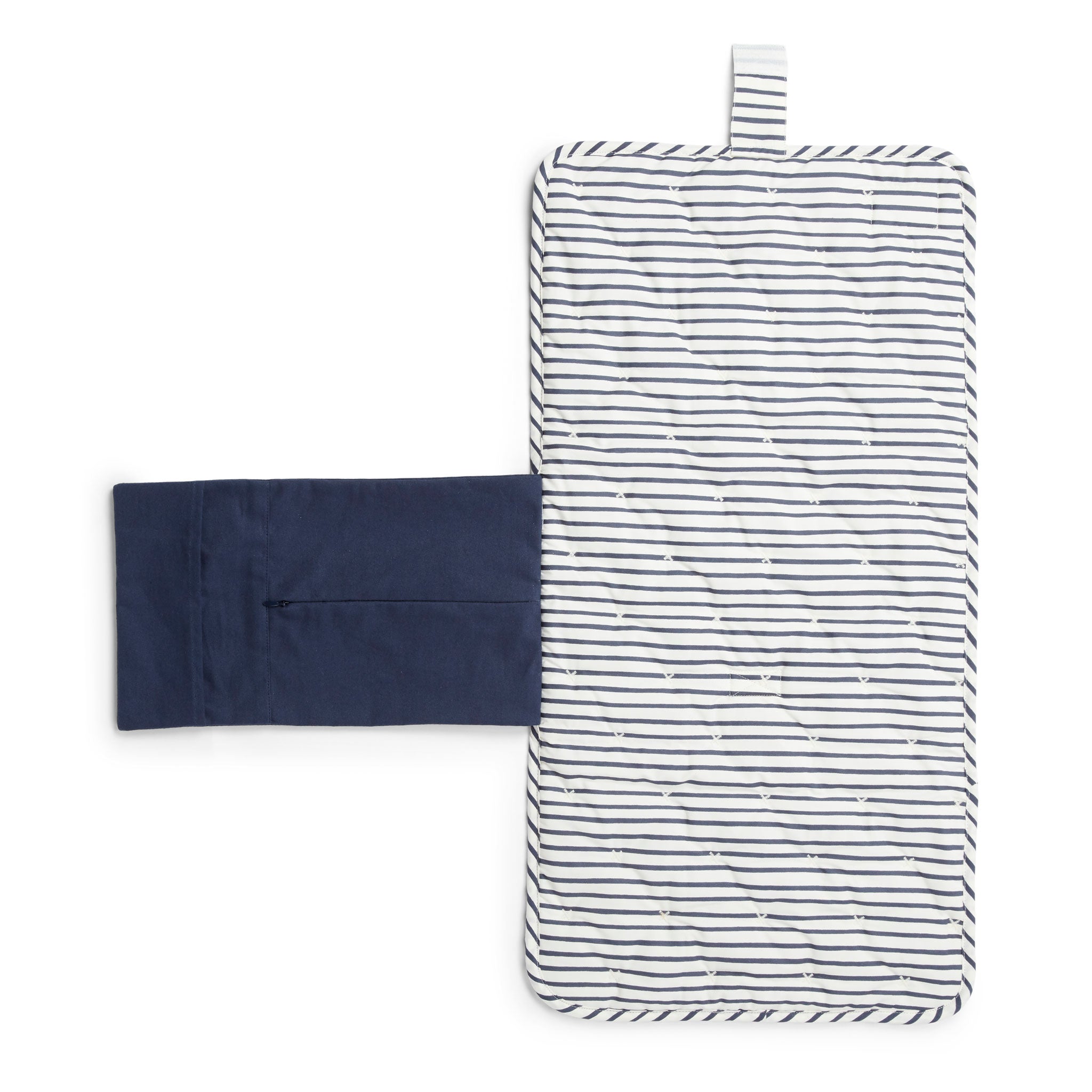 PEHR - Striped On the Go Portable Changing Pad -  Stripes Away Ink Blue