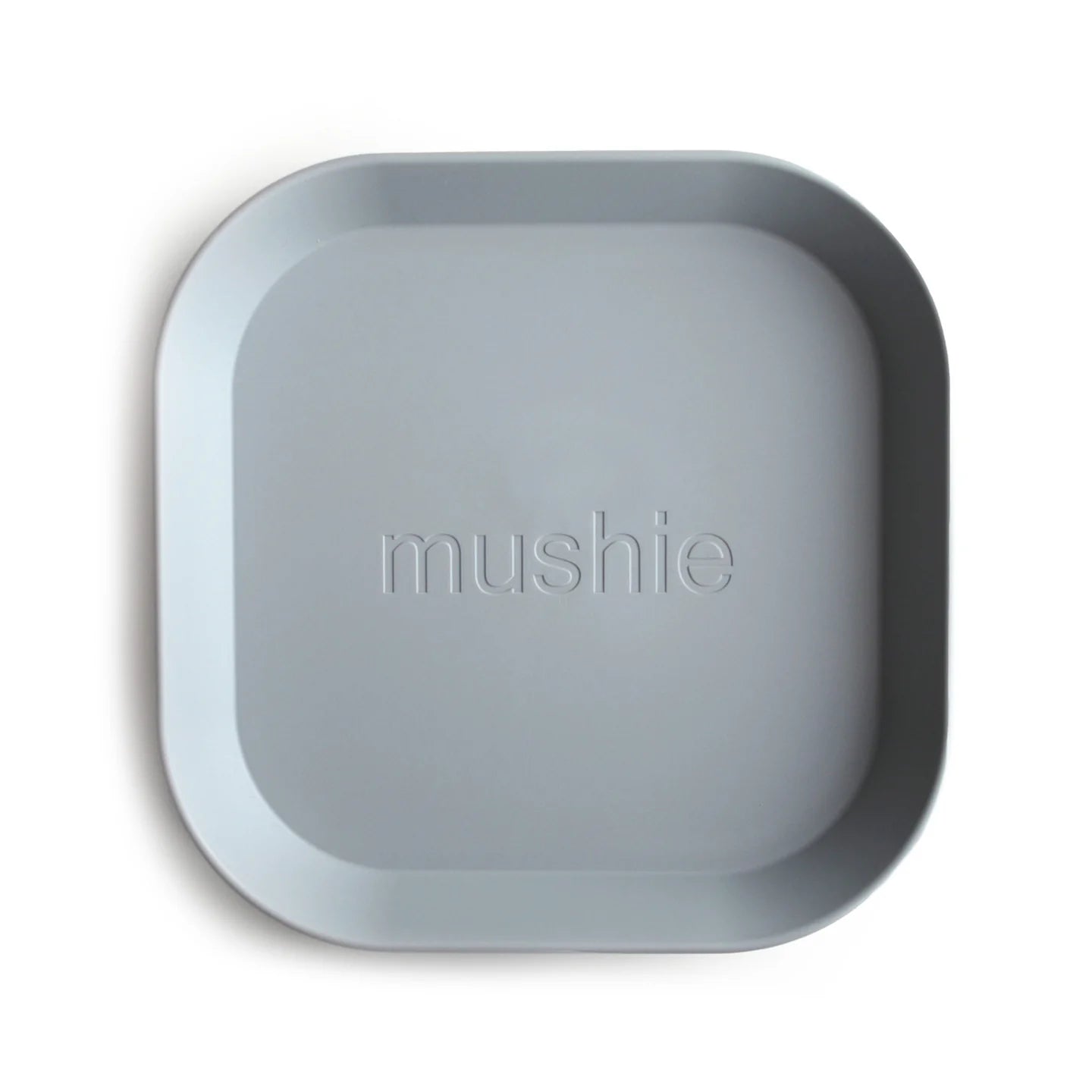 MUSHIE - Square Dinnerware Plates, Set of 2 - Cloud