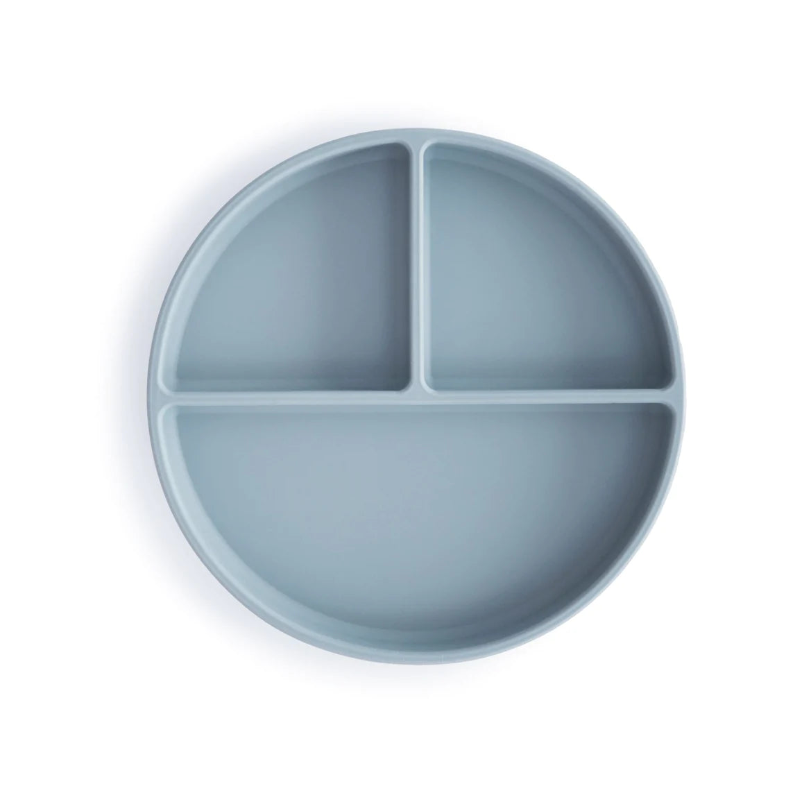 MUSHIE - Silicone Suction Plate - Powder Blue