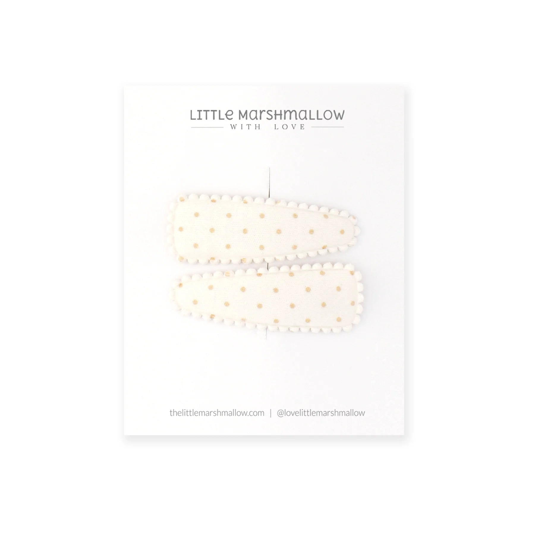 LITTLE MARSHMALLOW - Bonnie Dots Clip