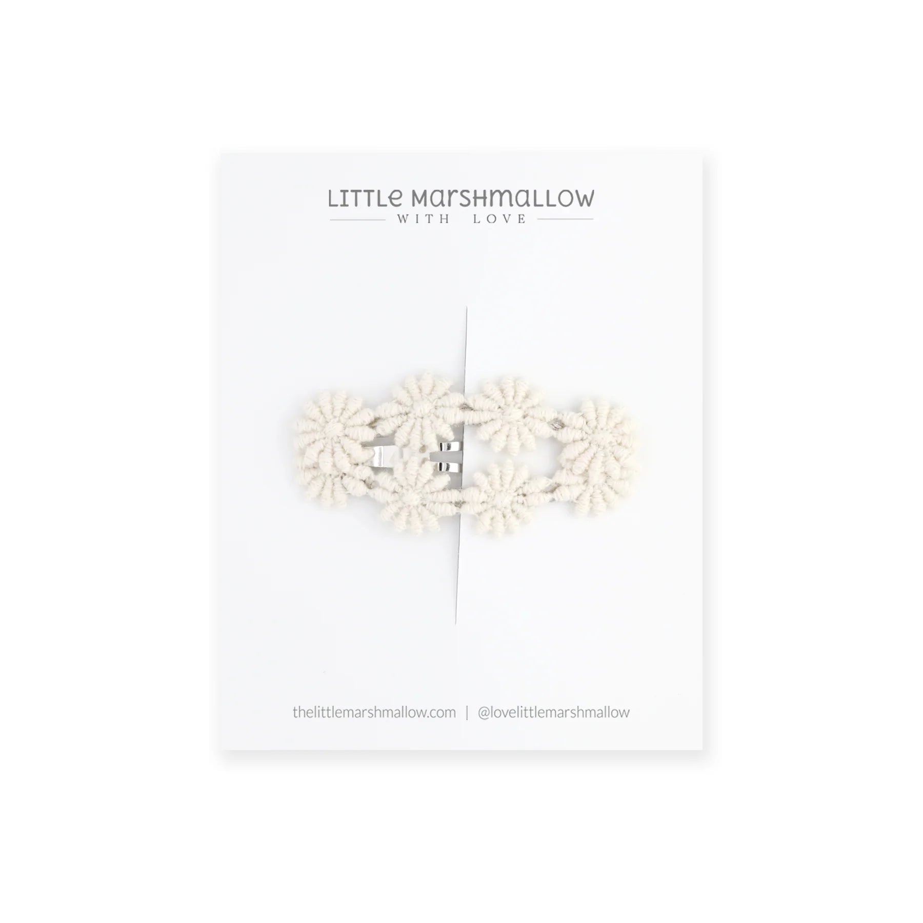 LITTLE MARSHMALLOW - Daisy Chain Clip