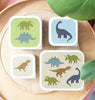 Load image into Gallery viewer, A LITTLE LOVELY COMPANY - Lunch &amp; snack box set -  Dinosaurs